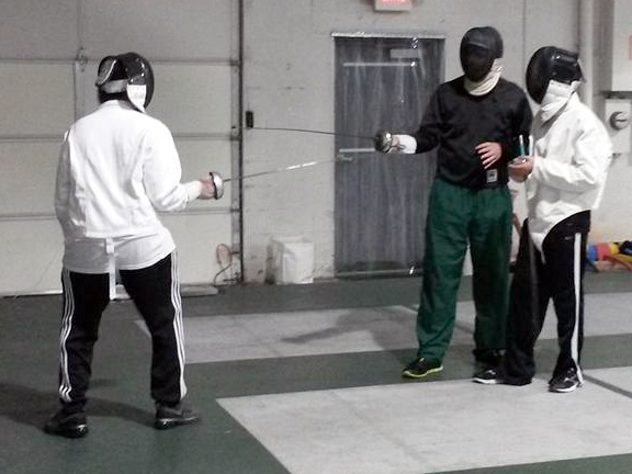 fencing at Salle d'Etroit