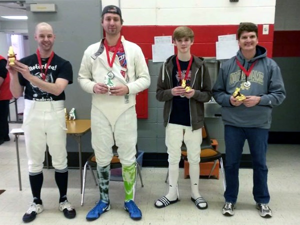 fencing at Salle d'Etroit
