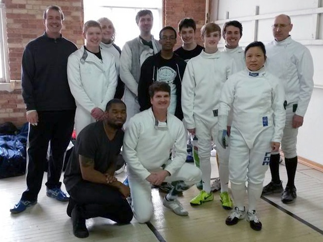 fencing at Salle d'Etroit